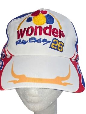 Wonder Bread Ricky Bobby Talladega Nights Racing Hat 26 adjustable back Unisex